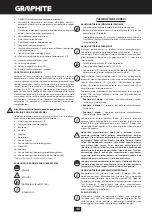 Preview for 46 page of Graphite 58G018 Instruction Manual