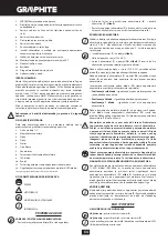 Preview for 64 page of Graphite 58G018 Instruction Manual