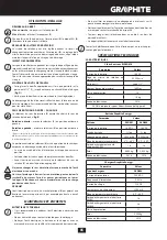 Preview for 85 page of Graphite 58G018 Instruction Manual