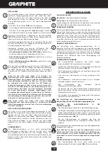 Preview for 18 page of Graphite 58G022 Instruction Manual