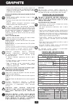 Preview for 24 page of Graphite 58G022 Instruction Manual