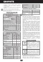 Preview for 30 page of Graphite 58G022 Instruction Manual