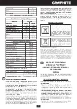 Preview for 39 page of Graphite 58G022 Instruction Manual