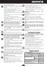 Preview for 55 page of Graphite 58G022 Instruction Manual