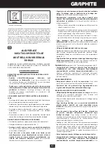 Preview for 61 page of Graphite 58G022 Instruction Manual