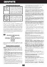 Preview for 70 page of Graphite 58G022 Instruction Manual