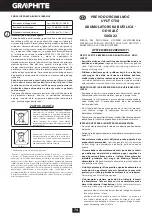 Preview for 74 page of Graphite 58G022 Instruction Manual