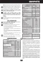 Preview for 87 page of Graphite 58G022 Instruction Manual