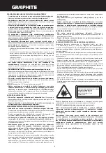 Preview for 6 page of Graphite 58G023 Instruction Manual