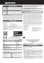 Предварительный просмотр 10 страницы Graphite 58G023 Instruction Manual