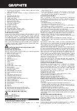 Preview for 58 page of Graphite 58G023 Instruction Manual