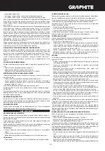 Preview for 83 page of Graphite 58G023 Instruction Manual