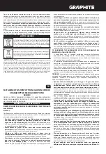 Preview for 85 page of Graphite 58G023 Instruction Manual