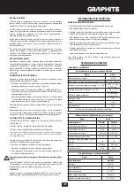 Preview for 49 page of Graphite 58G024 Instruction Manual