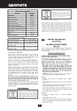 Preview for 72 page of Graphite 58G030 Manual