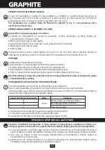 Предварительный просмотр 64 страницы Graphite 58G045 Instruction Manual