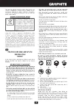 Preview for 47 page of Graphite 58G047 Manual