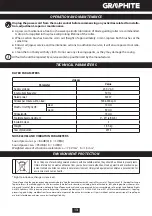 Предварительный просмотр 13 страницы Graphite 58G060 Instruction Manual