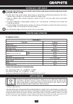 Preview for 73 page of Graphite 58G060 Instruction Manual