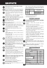 Preview for 58 page of Graphite 58G067 Instruction Manual