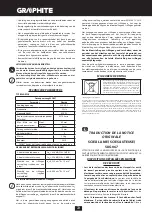 Preview for 72 page of Graphite 58G067 Instruction Manual