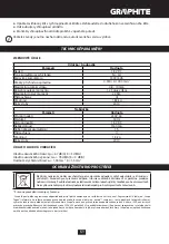 Preview for 51 page of Graphite 58G127 Instruction Manual