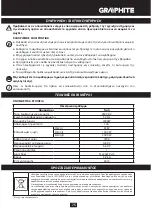 Предварительный просмотр 75 страницы Graphite 58G200 Instruction Manual