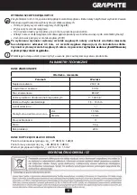 Предварительный просмотр 9 страницы Graphite 58G605 Instruction Manual