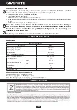 Предварительный просмотр 18 страницы Graphite 58G605 Instruction Manual