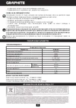 Предварительный просмотр 62 страницы Graphite 58G605 Instruction Manual