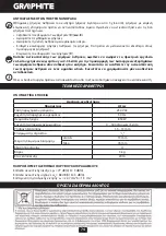 Предварительный просмотр 74 страницы Graphite 58G605 Instruction Manual