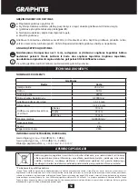 Предварительный просмотр 58 страницы Graphite 58G716 Instruction Manual