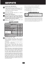 Preview for 8 page of Graphite 58G725 Instruction Manual