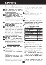 Preview for 20 page of Graphite 58G725 Instruction Manual