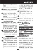 Preview for 43 page of Graphite 58G725 Instruction Manual