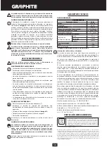 Preview for 54 page of Graphite 58G725 Instruction Manual