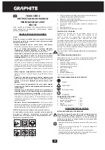 Предварительный просмотр 24 страницы Graphite 58G727 Instruction Manual