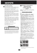 Предварительный просмотр 36 страницы Graphite 58G727 Instruction Manual