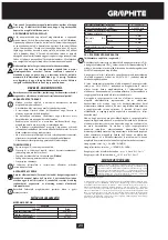 Предварительный просмотр 23 страницы Graphite 58G736 Instruction Manual