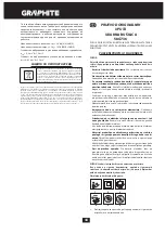 Предварительный просмотр 44 страницы Graphite 58G736 Instruction Manual