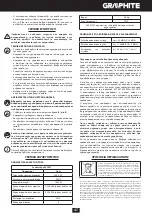 Preview for 47 page of Graphite 58G787 Manual