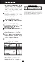 Preview for 8 page of Graphite 58G858 Instruction Manual