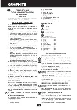 Preview for 10 page of Graphite 58G858 Instruction Manual