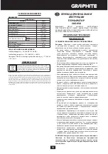 Preview for 15 page of Graphite 58G858 Instruction Manual