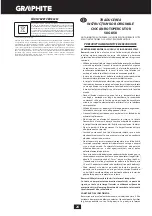 Preview for 24 page of Graphite 58G858 Instruction Manual