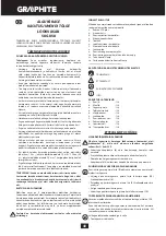 Preview for 40 page of Graphite 58G858 Instruction Manual