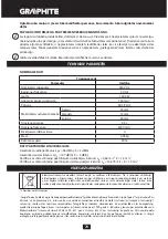 Предварительный просмотр 70 страницы Graphite 58G862 Instruction Manual