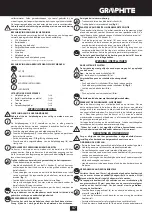 Предварительный просмотр 47 страницы Graphite 58G875 Translation Of The Original Instructions