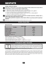 Preview for 42 page of Graphite 58G876 Instruction Manual