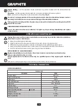 Предварительный просмотр 14 страницы Graphite 58G878 Instruction Manual